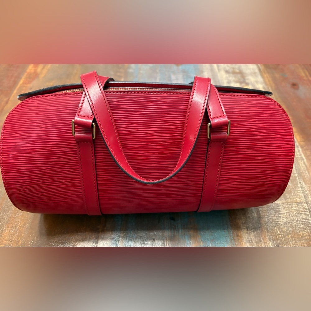 LV Epi Leather gorgeous red bag!